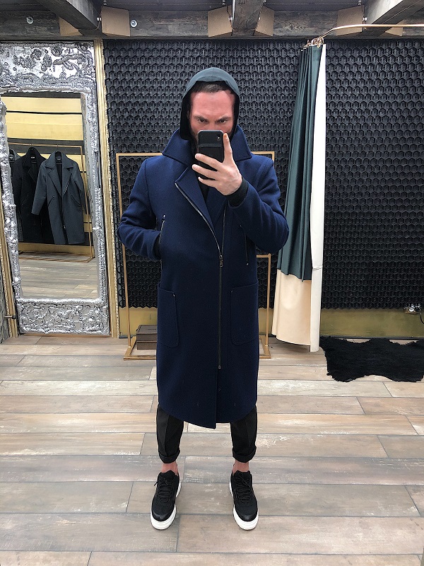 Пальто мужское 56